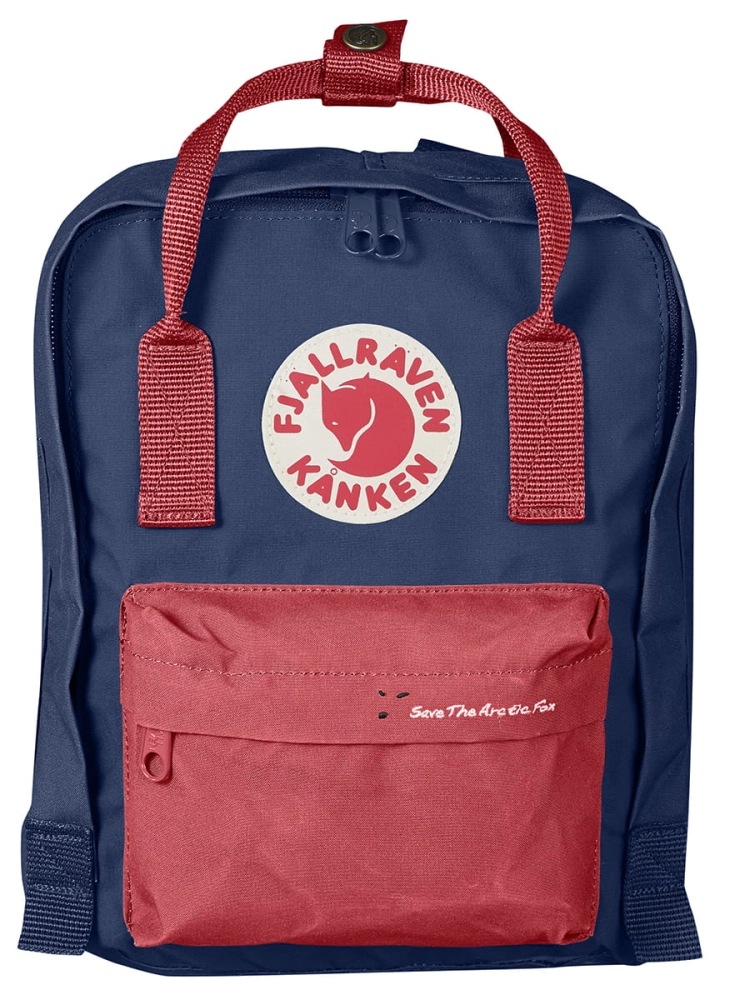 Kanken Mini Save The Arktic Fox, kolor: 540-319 Royal Blue-Peach Pink