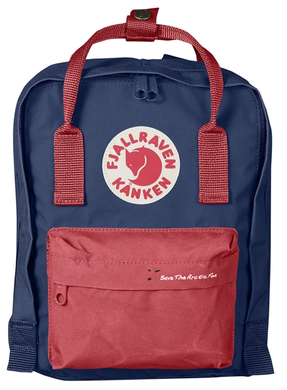 Kanken Mini Save The Arktic Fox, kolor: 540-319 Royal Blue-Peach Pink