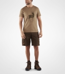 Deer Print T-Shirt, kolor: 227 - Dark Sand
