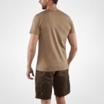 Deer Print T-Shirt, kolor: 227 - Dark Sand