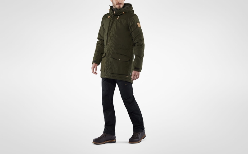 Singi Wool Padded Parka, kolor: 662 - Deep Forest