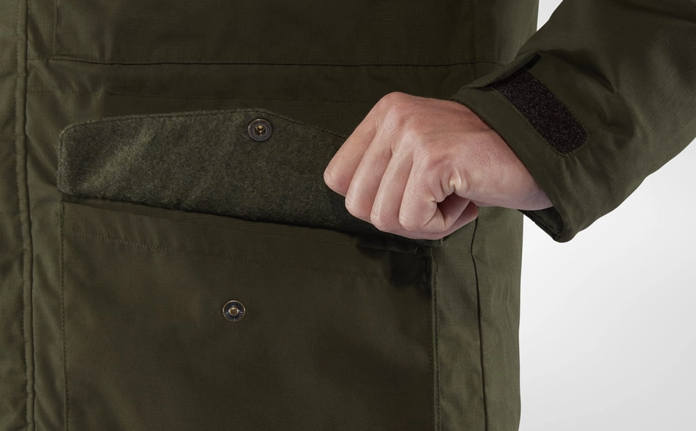 Singi Wool Padded Parka, kolor: 662 - Deep Forest