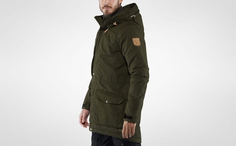 Singi Wool Padded Parka, kolor: 662 - Deep Forest