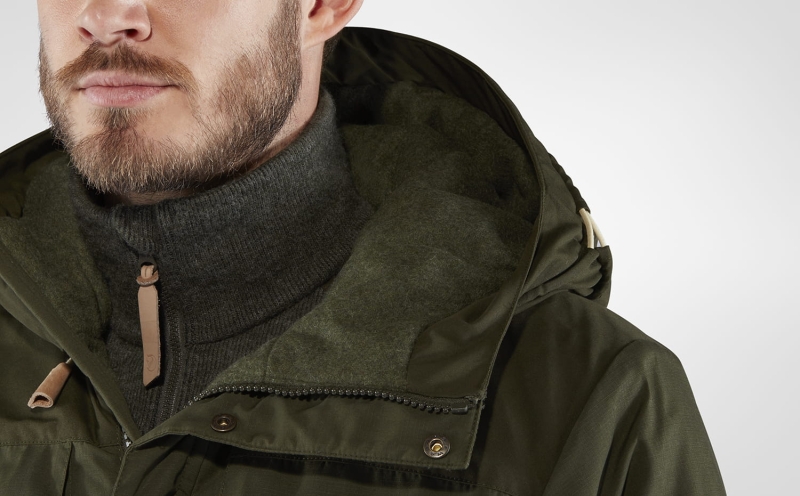 Singi Wool Padded Parka, kolor: 662 - Deep Forest