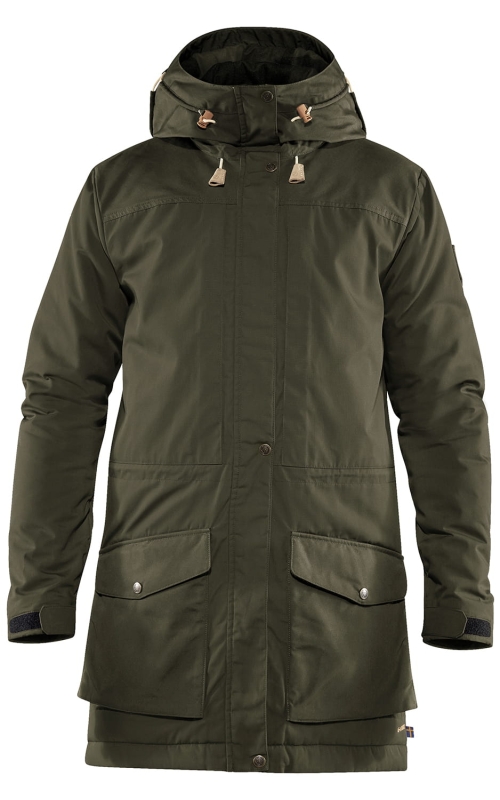 Singi Wool Padded Parka, kolor: 662 - Deep Forest