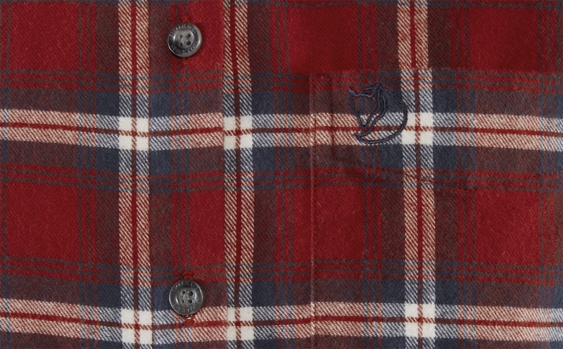 Ovik Flannel Shirt LS W, kolor: 325-Deep Red
