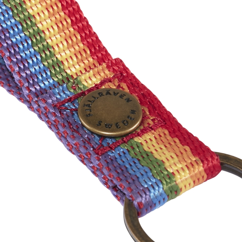 Kanken Rainbow Keyring, kolor: 907-Rainbow Pattern