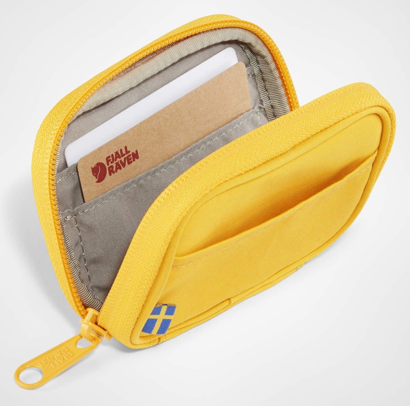 Kanken Art Card Wallet, kolor: 141-Warm Yellow