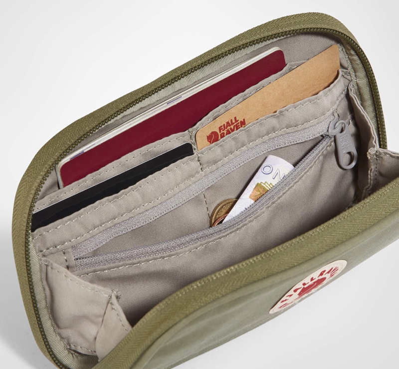 Kanken Travel Wallet, kolor: 620 - Green