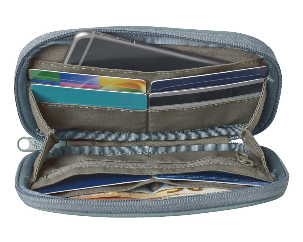 Kanken Art Travel Wallet, 664-Frost Green