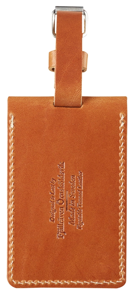 Leather Luggage Tag, kolor: 249 - Leather Cognac