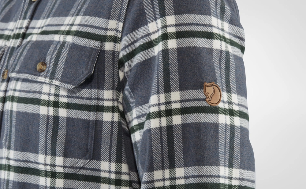 Ovik Heavy Flannel Shirt, kolor: 042 - Dusk