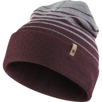 Classic Striped Knit Hat, kolor: 356-020 - Dark Garnet-Grey