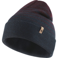 Classic Striped Knit Hat, kolor: 555-356 - Dark Navy- Dark Garnet