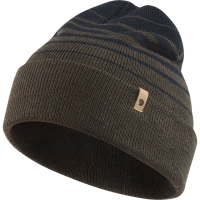 Classic Striped Knit Hat, kolor: 633-555 - Dark Olive - Dark Navy