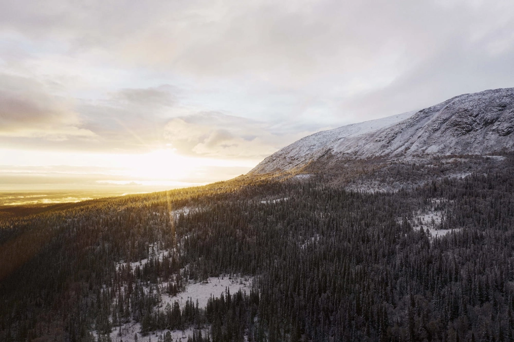 Fjallraven Keb Fleece Hat - view form mountains
