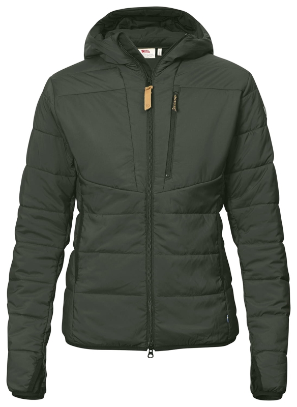 Keb Padded Hoodie W, kolor: 662 - Deep Forest, 1