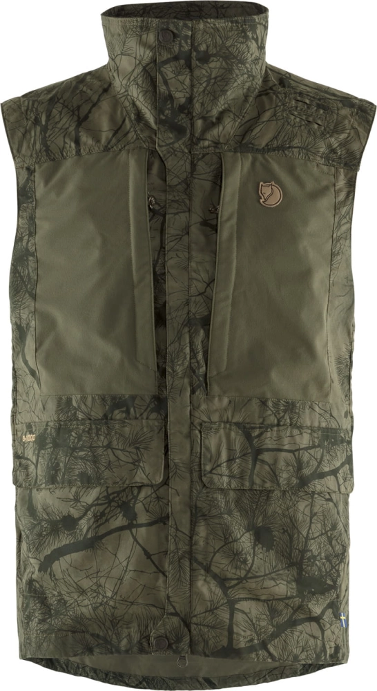 Lappland Hybrid Vest, kolor: 626-625 - Green Camo-Laurel Green