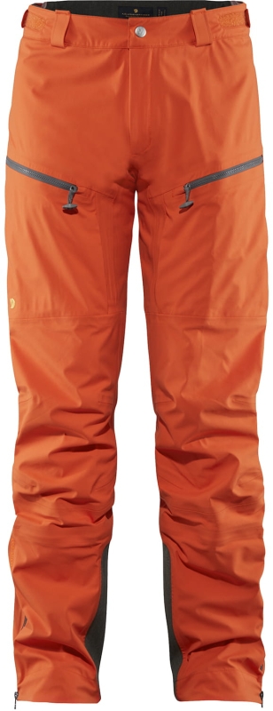 Bergtagen_Eco-Shell Trousers, kolor: 208 - Hokkaido Orange