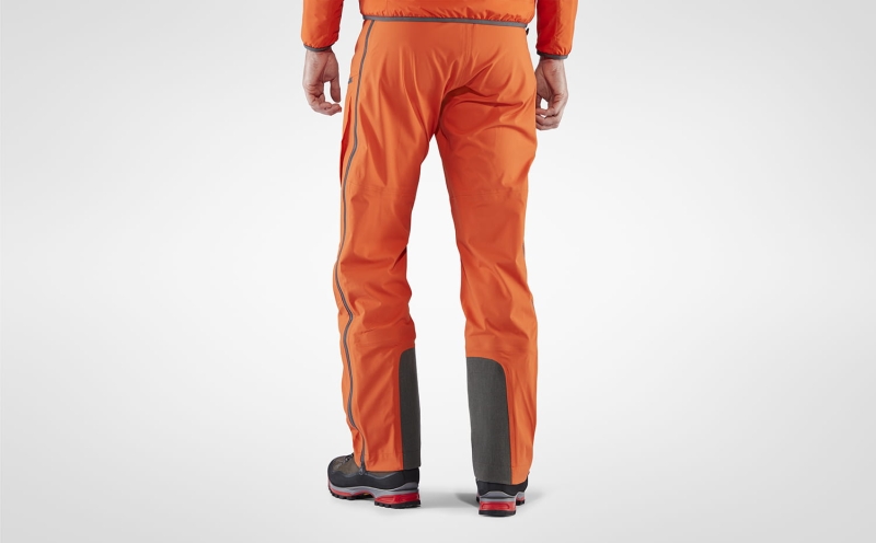 Bergtagen_Eco-Shell Trousers, kolor: 208 - Hokkaido Orange