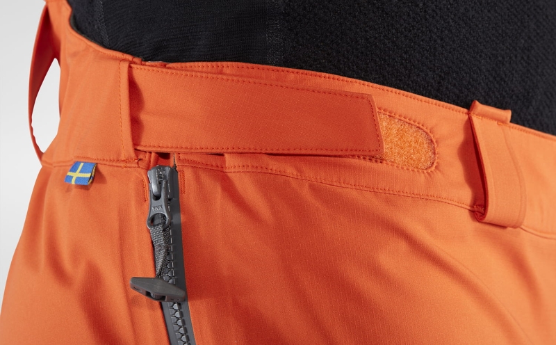 Bergtagen_Eco-Shell Trousers, kolor: 208 - Hokkaido Orange