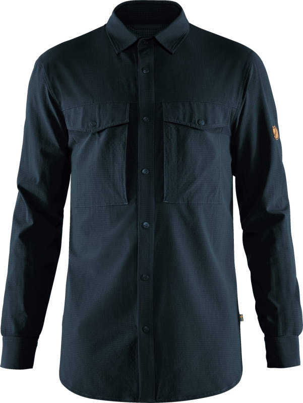 Abisko Trekking Shirt, kolor: 555 - Dark Navy