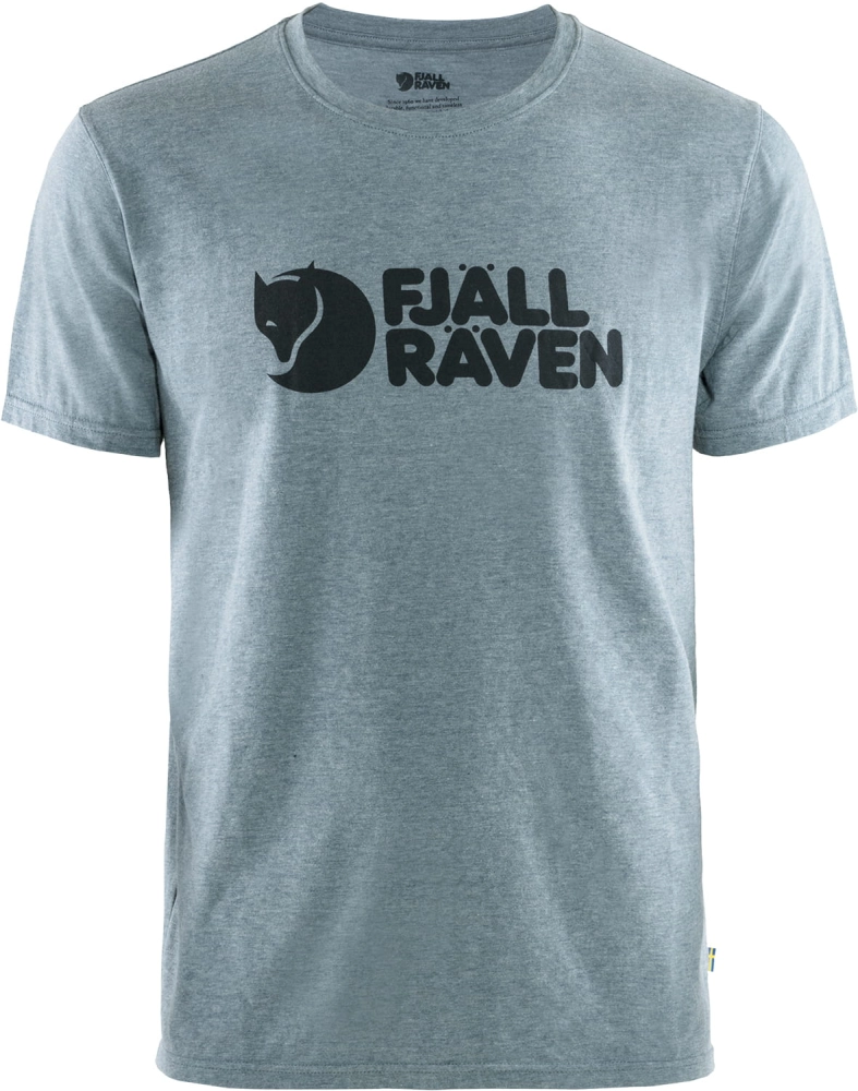 Fjallraven Logo T-Shirt, kolor: 520-999 - Uncle Blue-Melange, 1