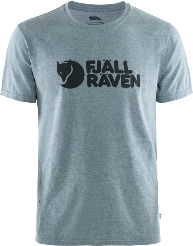 Fjallraven Logo T-Shirt, kolor: 520-999 - Uncle Blue-Melange, 1