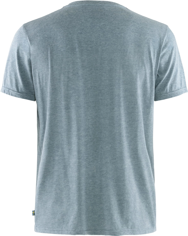 Fjallraven Logo T-Shirt, kolor: 520-999 - Uncle Blue-Melange, 2