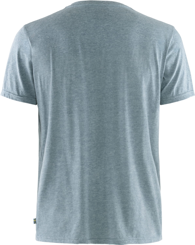 Fjallraven Logo T-Shirt, kolor: 520-999 - Uncle Blue-Melange, 2