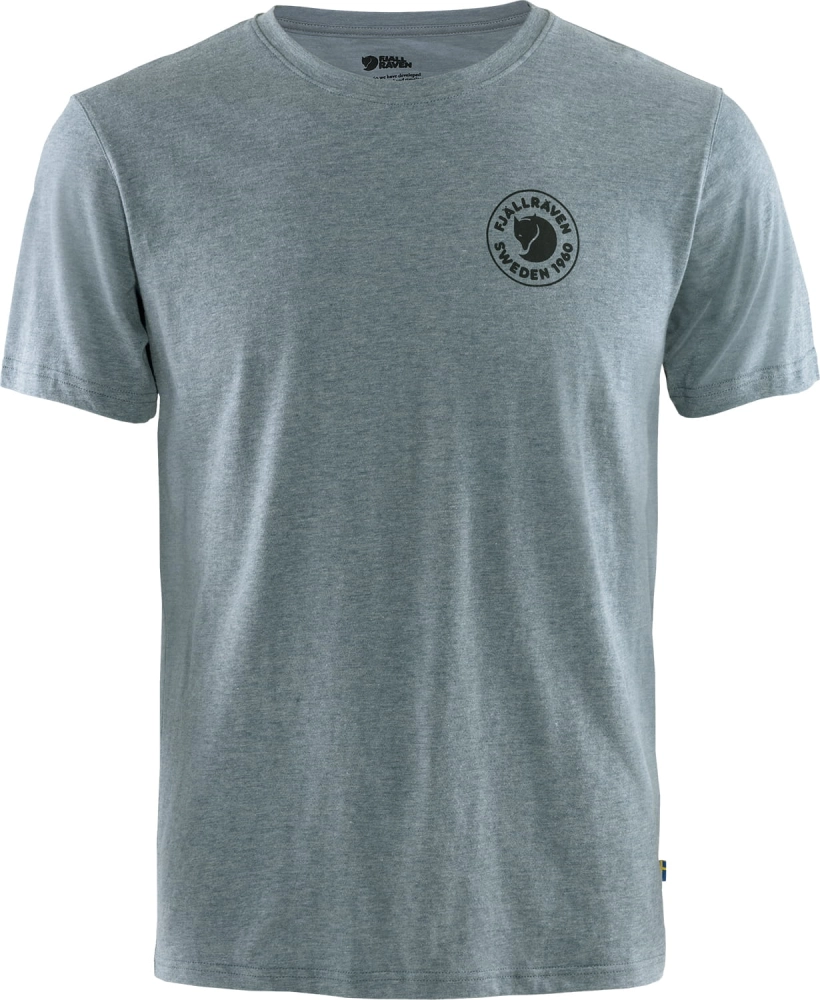 1960 Logo T-Shirt, kolor: 520-999 - Uncle Blue-Melange, 1