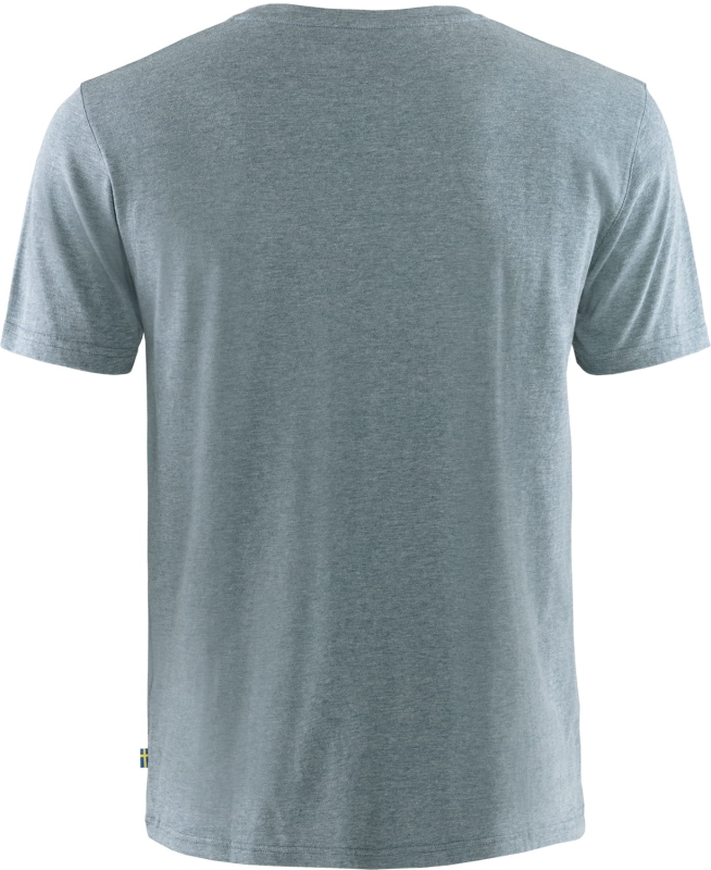 1960 Logo T-Shirt, kolor: 520-999 - Uncle Blue-Melange, 2