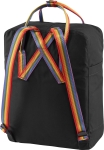 Kanken Rainbow, kolor: 550 / 907 - Black - Rainbow Pattern