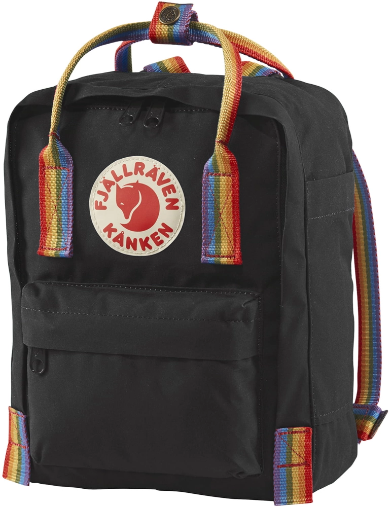 Kanken Rainbow Mini, kolor: 550-907 -Black-Rainbow Pattern