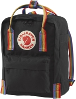 Kanken Rainbow Mini, kolor: 550-907 -Black-Rainbow Pattern
