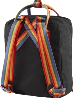 Kanken Rainbow Mini, kolor: 550-907 -Black-Rainbow Pattern