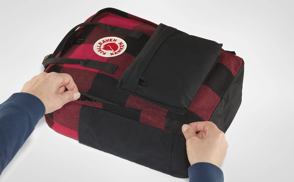 Kanken Re-Wool, kolor: 320-550 - Red/Black