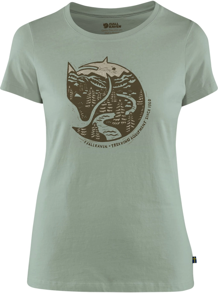 Fjallraven Arctic Fox T-Shirt W, kolor: 516 - Sage Green