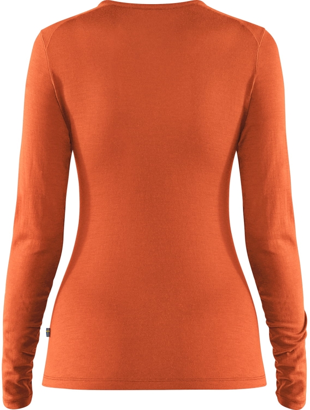 Bergtagen Thinwool LS W, kolor: 208 - Hokkaido Orange