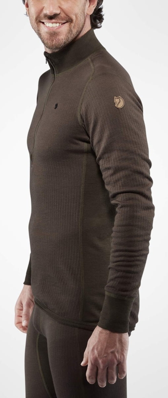 Varmland Woolterry Half Zip, kolor: 633 - Dark Olive