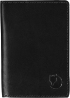 Fjallraven Leather Passport Cover, kolor: 550 - Black