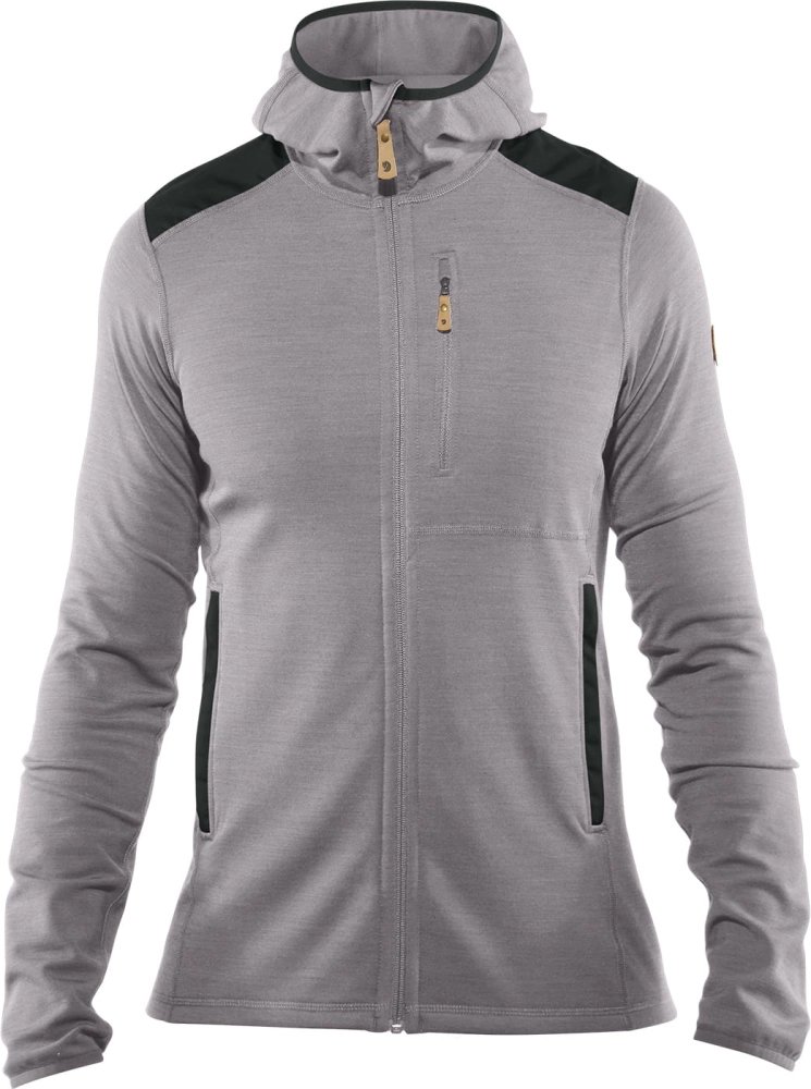 Keb Fleece Hoodie, kolor: 020-030 - Grey - Dark Grey