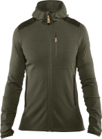 Keb Fleece Hoodie, kolor: 625-662 Laurel Green-Deep Forest