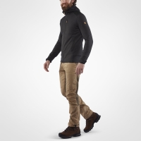 Keb Fleece Hoodie, kolor: 030-550 - Dark Grey-Black