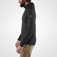 Keb Fleece Hoodie, kolor: 030-550 - Dark Grey-Black