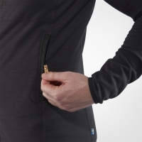 Keb Fleece Hoodie, kolor: 030-550 - Dark Grey-Black