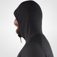 Keb Fleece Hoodie, kolor: 030-550 - Dark Grey-Black