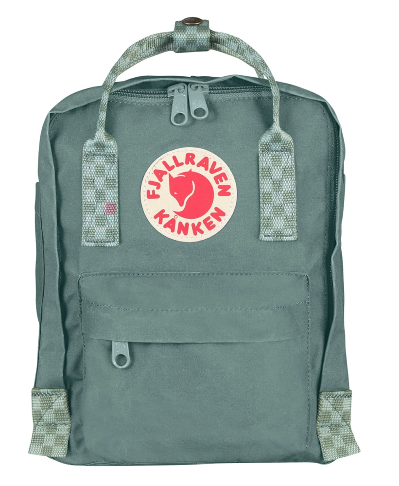 Fjallraven Kanken Mini kolor: 664-904 Frost Green/Chess Patern.