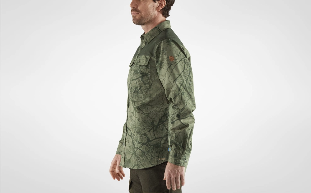 Varmland G-1000 Shirt, kolor: 626-662 - Green Camo - Deep Forest