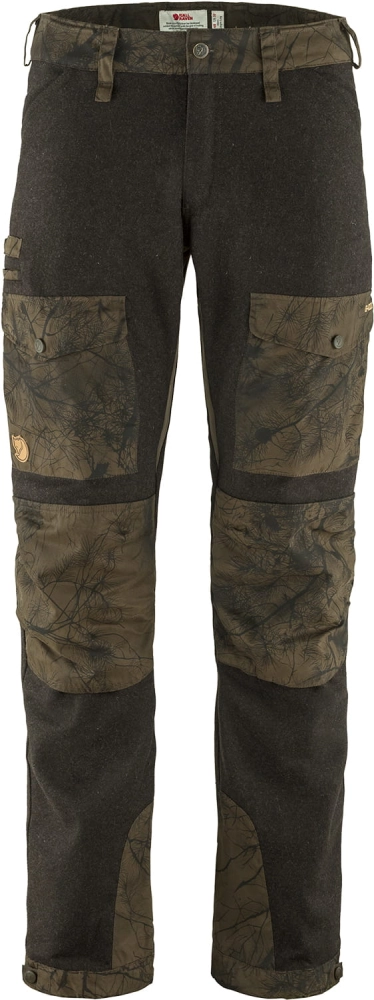 Varmland Wool Trousers, kolor: 633-636 - Dark Olive/Dark Olive Camo